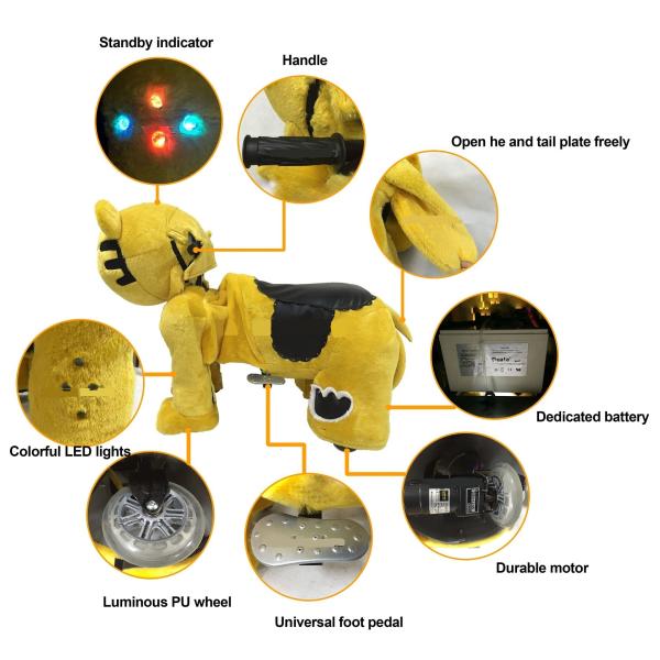 2020 Newest Animal Ride Electric Ride On Car With 12v/14a Battery For Kids For Mall