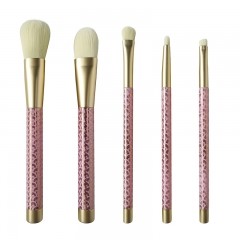 Quality Premium Eyeshadow Makeup Brush Set 5 Pieces Synthetic For Powder Blush wholesale