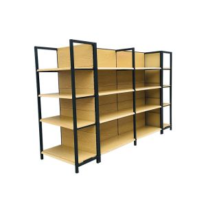 shelves system gondola supermarket equipment shelf double side