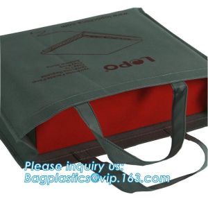 Laminated Non-woven Shopping Tote Promotional Non Woven Bag, Customized durable