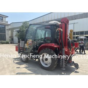 260m Full Hydraulic Trailer Mounted Water Well Borehole Drilling Rig Machine For