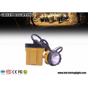 Cheap 25000 Lux Portable Rechargeable LED Headlamp ATEX 2A Charger Big Battery Capacity for sale