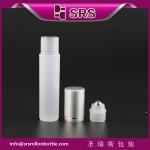 SRS high good plastic frost color 10ml roll on bottle for perfume