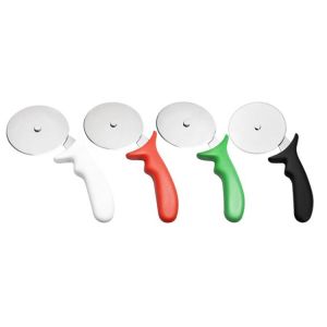 10cm Stainless Steel 430 Pizza Wheel Cutter With Pp Handle Round Plastic Cutter