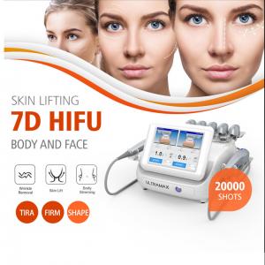 China 7D Body Face Hifu Slimming Machine 4D 300W For Winkle Removal on sale