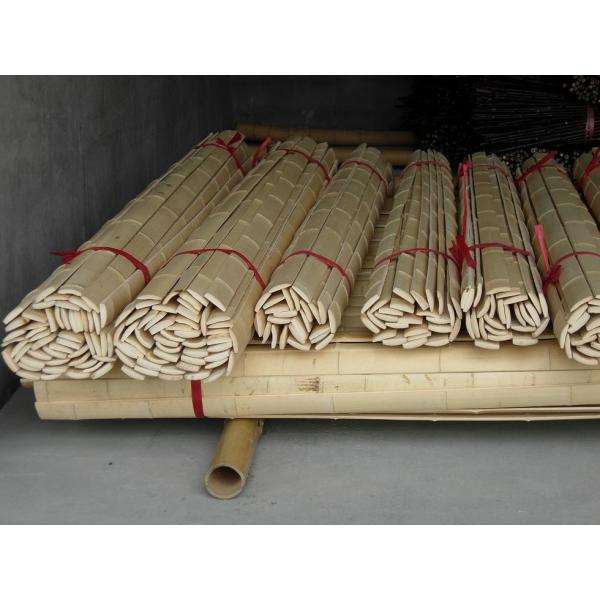 Natural Tonkin Painting Bamboo Slats 150cm Length 3cm Diameter Solid Canes