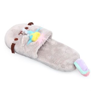 Non Allergenic Short Plush House Slippers ODM For Adults