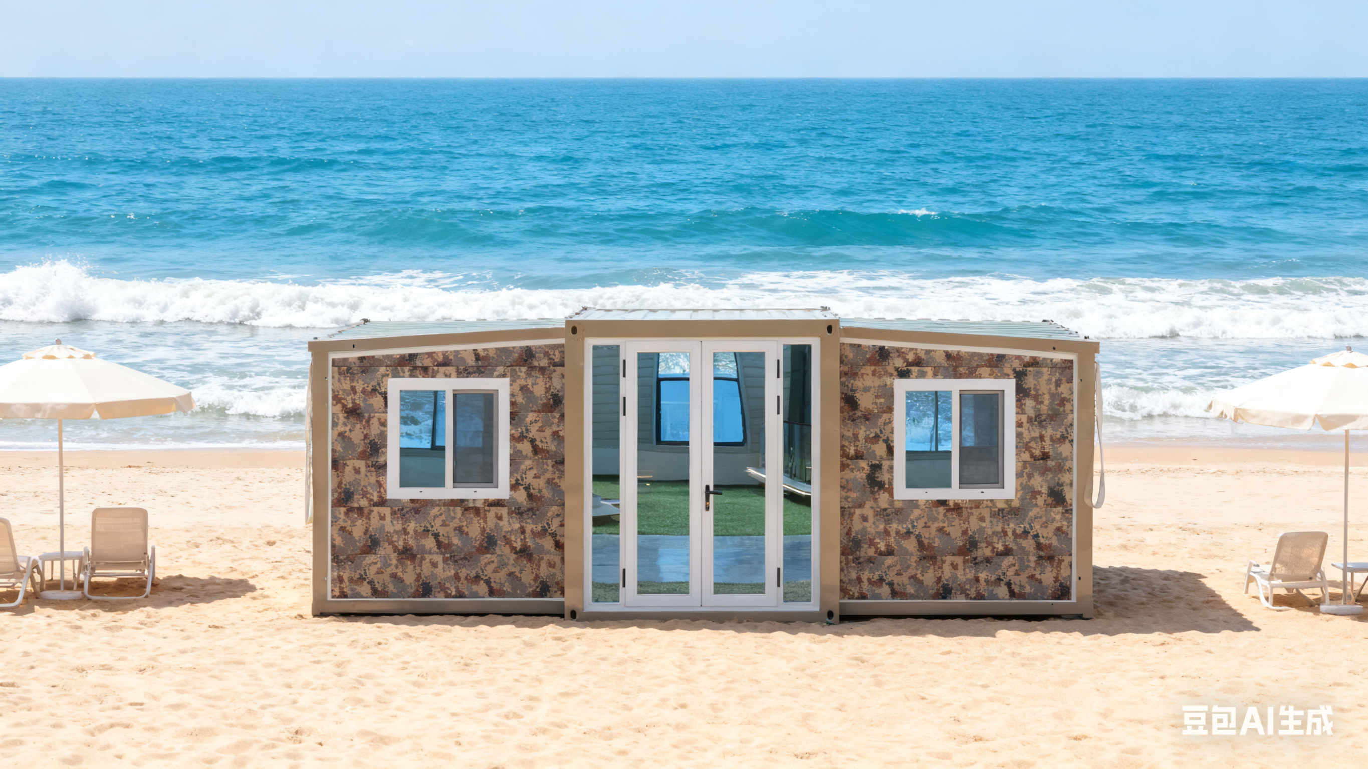 Cheap Foldable 20ft Container Customizable Double Slope Roof Easy to Ship for sale