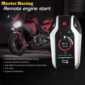 Cheap Two Way Motorcycle Security Alarm system with Remote Engine Starter Alarm for sale