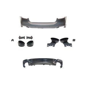 Body Kit For Audi A7 C8 2018-2022 Year Upgrade RS7 Front Bumper Assembly Side