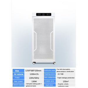 China Disinfection Rate 99.9% Ultraviolet 60m2 UV Air Sterilizer on sale