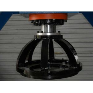 Steel Frame Forklift Solid Tire Press Machine High Precision CE Certification