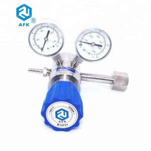 China Oxygen Flow Stainless Steel Pressure Regulator For Welding With Diaphragm Valve on sale