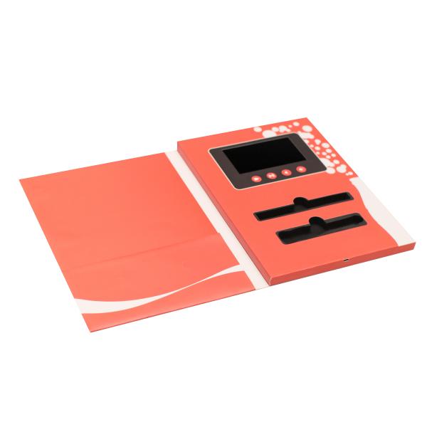 Quality chinese homemade video brochure video business card custom made mini video mailable greeting card with 7 inch lcd scree wholesale