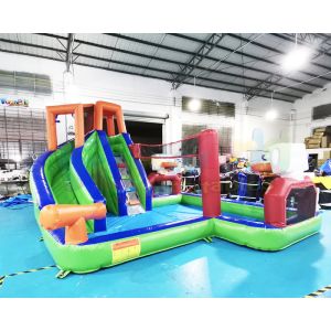 Big Pool Kids Slide Bouncer Outdoor Inflatable Water Slides