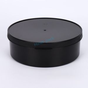 8 Inch Black ESD PP Material Wafer Jar Carrier ODM Customized High Performance