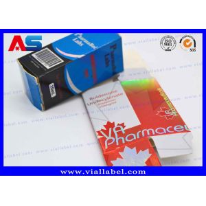 Hologram Paper Anavar Oral Peptide Medicine Packaging Box 10ml bottle labels