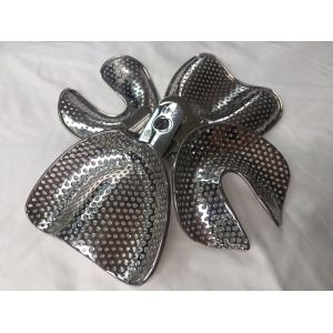 China Non Toxic Dental Impression Trays Silver Appearance ISO Certificated on sale