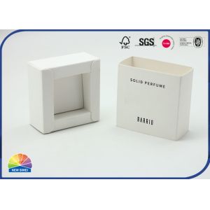 White Coated Paper Folding Cartons Custom Size Matte Lamination