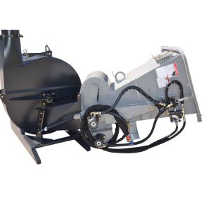 BX92R Hydraulic Feed 9 Inch Wood Chipper With 4 Reverse Blades CE Certification