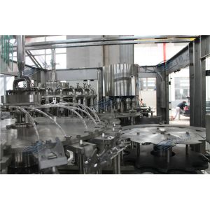 38mm Bottle Neck 24 Head Juice Filling Machine With Temperature Control