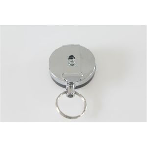 Deyi Custom Logo 40mm Badge Reel with Keychain Badge Clip Retractable Rope for