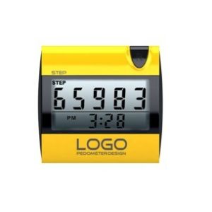 Clock with 12/24 hours display format ABS Step Counter Pedometer with CE, ROHS