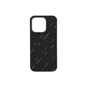 Customized Pattern Logo Power Case Anti-Knock Aramid Carbon Fiber Phone Case for