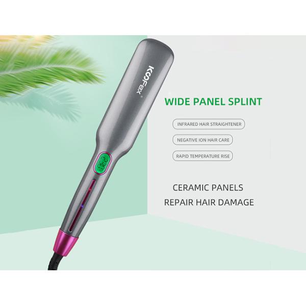 Portable 220V Ionic Infrared Flat Iron , Multiscene Fast Heating Hair Straightener