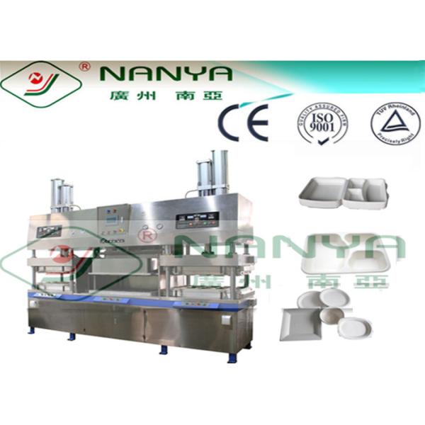 Disposable Paper Pulp Moulding Machinery , Tableware Making Machine 700~7000pcs