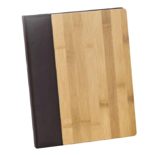 Quality Customized A4 Leather Hotel Guest Room Folders PU And Wood wholesale