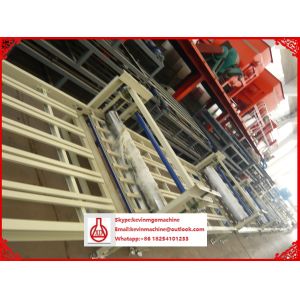 High Compactness Sandwich Panel Line , Double Drive Lightweight Wall Panel