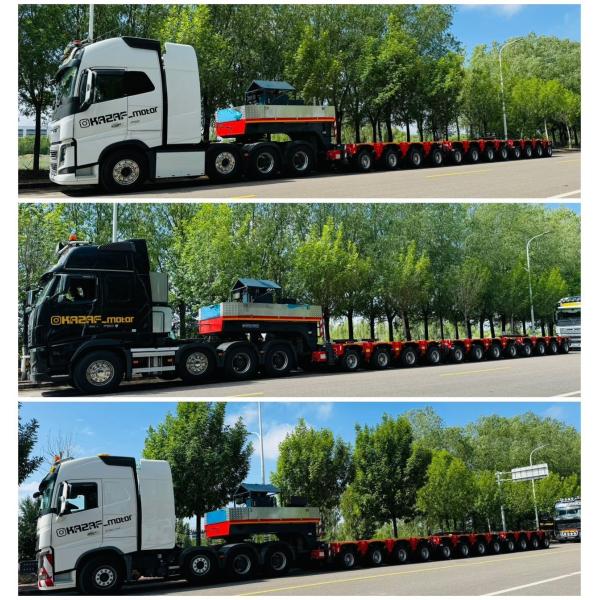 Quality HMT Hydraulic Steering Modular Transport Trailer 200T wholesale