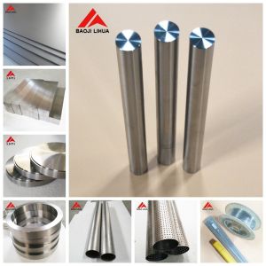 ASTM B348 Gr1 Gr2 gr5 Customized size Titanium rod / bar