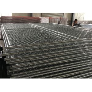 Chain Link Fence Panels 6' x 14' cross brace mesh 57mm x 57mm x 2.8mm wire tube