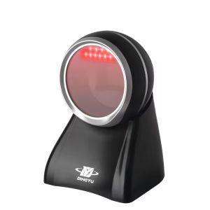 Omnidirectional 2D Desktop Barcode Scanner With Display Screen Code Reader
