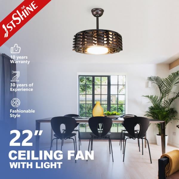 Contemporary Design Style 22 Inch LED Light Bladeless Ceiling Fan for Bedroom