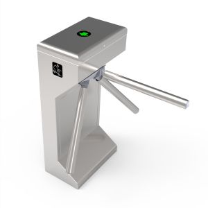 LED Indicator Tripod Turnstile Gate SS304 One Leg Base Access System