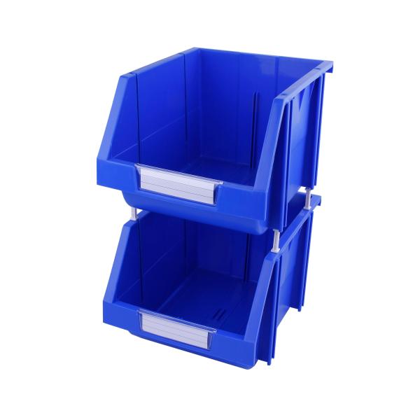 Quality Solid Box Plastic Containers for Bolt Warehouse Storage Shelf Bin Stackable Parts Tool wholesale