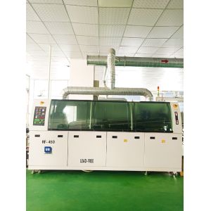 Air Cylinder SMT Wave Soldering Machine 0.25MPa Spraying Pressure