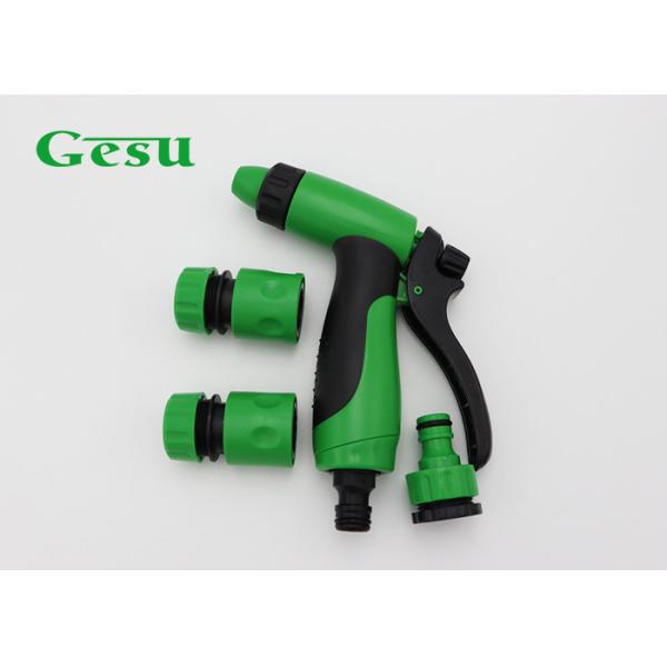 Plastic Body Garden Water Gun Set / Adjustable Spray Nozzle Set Alkali Proof