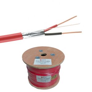 Bare Copper Wire 2c*1.0mm2/0.75mm2 Tinned Copper Fire Alarm Cable for Smoke