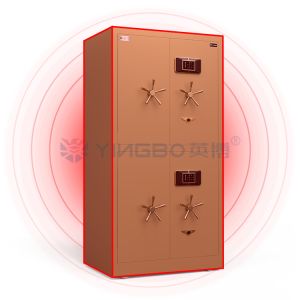 H1800mm Four Doors Fingerprint Lock Vault Door Movable Vault Room Safe Box