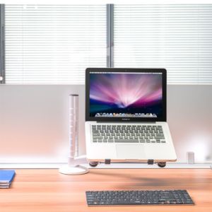 Office Desk Adjustable Stand Holder Clamping Bracket Stylish Aluminium Material