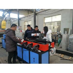 PE Single Wall Corrugated Pipe Machine 380V Corrugated Pipe Production Line