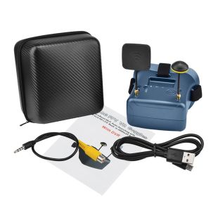 008D 4.3Inch FPV Accessories Digital DVR Diversity Goggles Dual Antenna 2000mAh