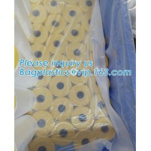 PE Taped Drop Masking Film For Car Painting Protective Plastic Film