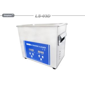 3L Bench Top Ultrasonic Cleaner Stainless Steel With Digital Timer