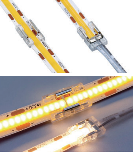 24V 6500k Water Running Strip COB LED 10W CRI90 Brightness