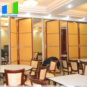 Acoustic Room Dividers Restaurant Sliding Gate Folding Partition For Decoration
